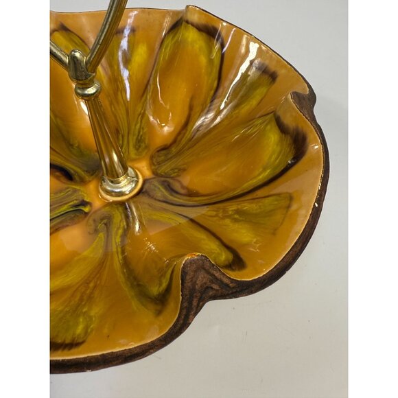 Tidbit Candy Nut Dish Handled  Sequoia Treasure Craft California Pottery 610 USA - Picture 8 of 16